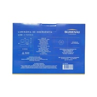 Luminária de Emergência LED 2 Faróis Potente 10W - Iluminação Confiável 2200lm - imagem 5