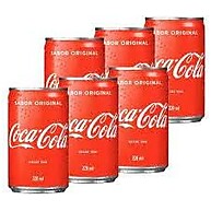 Coca-Cola Lata 220ml: Pack 6 Unidades Refrescantes - imagem 2