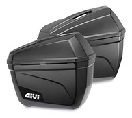 Par de Baús Laterais Givi E22N 22L Preto: Aumente sua Carga com Estilo e Segurança - imagem 2
