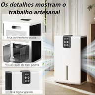 Desumidificador de Ar 2,2L com Controle Remoto - Silencioso e Multifuncional - imagem 3