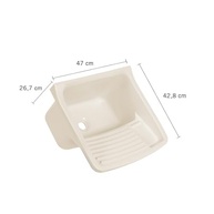 Tanque Plástico Astra 22L Bege: Durabilidade e Design para seu Banheiro - imagem 4