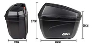 Par de Baús Laterais Givi E22N 22L Preto: Aumente sua Carga com Estilo e Segurança - imagem 5
