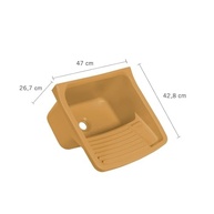 Tanque Plástico 22L Caramelo Astra: Solução Durável e Resistente para sua Casa - imagem 4