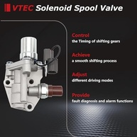 Válvula Solenoide VTEC para Accord 2.3L, Odyssey 2.3L e CL 2.3L (1998-2002) - Substitui 15810-PAA-A02 - imagem 5