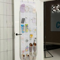 Organizador de Porta com 6 Prateleiras e 24 Bolsos - Ideal para Brinquedos, Roupas e Itens de Bebê - imagem 1