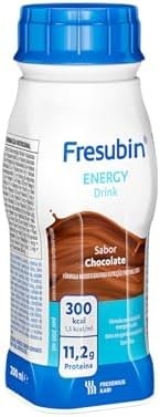 Fresubin Energy Drink 200ml Todos sabores Caixa com 24 unidades (8 baunilha, 8 Chocolate, 8 Morango) - Fresenius Kabi - imagem 3