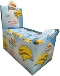 Barrinha de Banana Famoso Zero Açúcar 30g CX c/ 24 - imagem 3