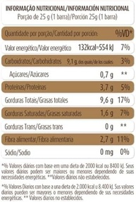 Banana Brasil Barra De Castanhas E Sementes Com 12 Unidades De 25 G - imagem 2