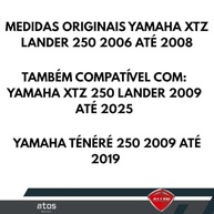 Kit Relação Transmissão XTZ Lander 250 / Ténéré 250 - Aço 1045 Resistente com Retentor - imagem 3