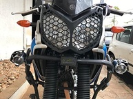 Protetor de Farol Coyote Preto para Yamaha Tenere XTZ 250 - Proteção e Estilo Duradouro - imagem 5