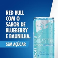 Pack de 24 Ltas Red Bull Energético, Winter Edition, Blueberry&Baunilha, Sem Açúcar 250ml - imagem 4