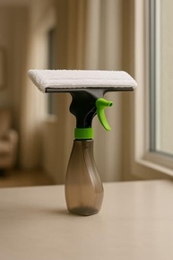 Limpador de Vidro 3 em 1 com Spray Integrado 250ml - Rodo e Esfregador para Limpeza Profissional - imagem 5