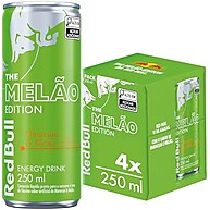 Red Bull 4 Latas: Melão & Maracujá 250ml - Energia Explosiva! - imagem 4