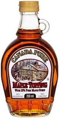 Xarope de Maple Topping Canada Pure 250ml - imagem 1
