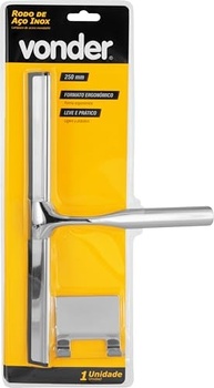 Rodo de Aço Inox Vonder 250mm - Limpeza Profissional com Durabilidade e Design - imagem 2
