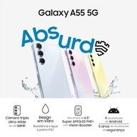 Samsung Galaxy A55 5G: Câmera 50MP, Nightography, Design Premium e Tela 120Hz - 256GB Azul Escuro - imagem 4