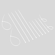 Abraçadeiras de Nylon Brancas 2,5x100mm - Fixação Segura e Organização Eficiente (100 Peças) - imagem 3