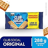 Club Social Original: Biscoito Clássico 288g Econômico - imagem 1