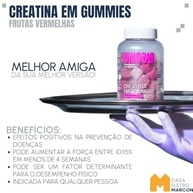 Kit 2un Guday Creatina Em Gummies SaborFrutas Vermelhas 60 Gomas Cada Pote - imagem 1