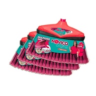 Vassoura Noviça Bettanin Colorida Original Sem Cabo Kit 3 - Limpeza Eficiente e Estilo - imagem 1