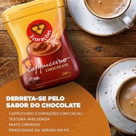 3 Corações Cappuccino Sabor Chocolate, 200g - imagem 3