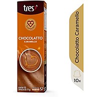 3 Corações Chocolatto Caramelo: 10 Cápsulas Deliciosas - imagem 1