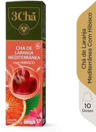 Capsula de Chá Laranja Mediterrânea com Hibisco TRES 3 Corações 10 unid - imagem 4