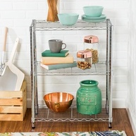 Estante de Aço Cromado com 3 Prateleiras - 60x35x76cm | Design Moderno e Resistente - imagem 3