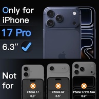 JETech Película de Vidro iPhone 17 Pro 6.3" - Proteção Premium 9H e Instalação Fácil (3 Unidades) - imagem 3