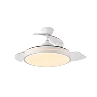 Ventilador de Teto LED 3 Pás Retrátil com Controle Remoto - Iluminação RGB e Design Moderno - imagem 2