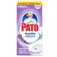 Pato Desinfetante Pastilha Sanitária Adesiva Lavanda - 3 Unidades | Limpeza e Perfumação por até 1300 Descargas - imagem 1
