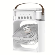 Mini Climatizador e Umidificador Portátil USB 3 em 1 | Ventilador Silencioso com Luz Noturna LED - imagem 2
