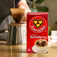 Café 3 Corações Extra Forte Torrado e Moído 500g - imagem 3
