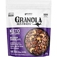 Granola Keto Chocolate Belga Harts Natural 300g - imagem 1