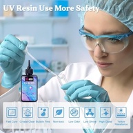 Resina UV Cristalina 300g - Cura Rápida, Baixa Viscosidade, Ideal para Artesanato e Moldes - imagem 3