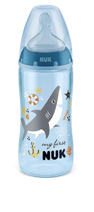 NUK Mamadeira My1St S2 Boy Azul 300ml - Bico Anatômico com Sistema Anticólico - imagem 1