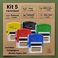 Carimbos Pedagógicos Personalizados: Kit Nykon 302 - imagem 1