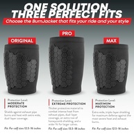 BurnJacket MAX: Proteção Máxima Contra Queimaduras no Tubo de Escape da Moto (Ajuste Largo 31,8-40,6 cm) - imagem 3