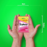 Chiclete Trident Tutti-Frutti 32g - Pacote Com 4 embalagens - imagem 1