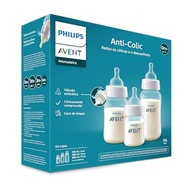 Kit Triplo Mamadeira Anti-Cólica Philips Avent 125ml + 260ml + 330ml - Conforto e Segurança para o Bebê - imagem 3