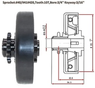 Embreagem Centrífuga Go Kart 3/4" 12 Dentes - Potencialize seu Predator 212cc e Motores Similares! - imagem 4