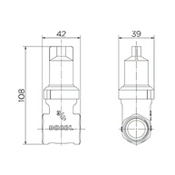 Registro de Gaveta DocolBase 3/4" - Vedação Superior e Durabilidade - imagem 3