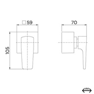 Acabamento em Registro 1/2", 3/4" e 1" Lift Docol Cromado - Instalação Moderna e Durável - imagem 4