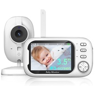 Babá Eletrônica 3.5" HD 720P com Tela, Áudio Bidirecional e Visão Noturna - Segurança Total para Seu Bebê - imagem 1