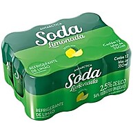 Antarctica Soda Limonada: Pack 12 Latas 350ml Refrescantes - imagem 2