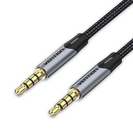 Cabo Auxiliar P3 Vention 3.5mm para Carro e Headset - Som Estéreo de Alta Qualidade (1m) - imagem 2