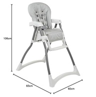 Burigotto Cadeira de Refeição Merenda Granito - Conforto e Segurança para Bebês (6 a 36 Meses) - imagem 3