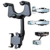 Suporte de Celular para Carro Giratório 360° - Fixação no Retrovisor | Visão Segura e Prática - imagem 1