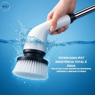 Esfregão Elétrico 9 em 1 Recarregável – Mop Giratório 360º Sem Fio para Limpeza Profunda de Pisos e Azulejos - imagem 4