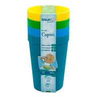Kit Copo Infantil Grande 380ml com 4 Unidades - Sana Babies | Seguro, Prático e Ideal para Crianças - imagem 3